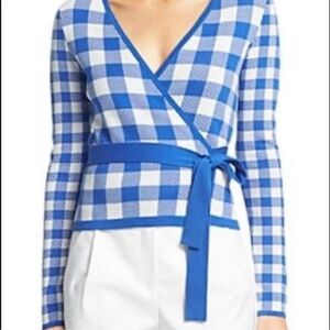 DVF Kyla Wrap Sweater